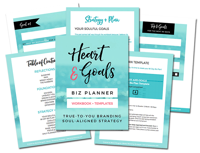 Heart and Goals, Soulful Biz Planner
