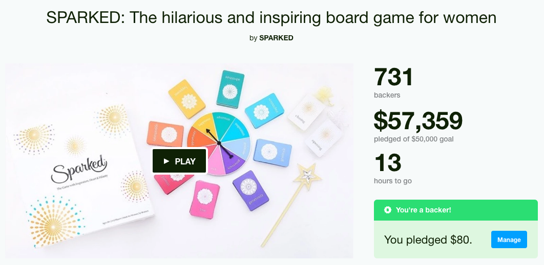 Sparked Kickstarter